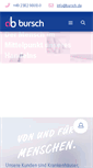 Mobile Screenshot of bursch.de
